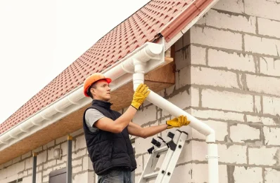 Pose et remplacement de gouttières au Mesnil-Amelot